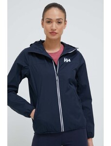 Nepromokavá bunda Helly Hansen Belfast II dámská, tmavomodrá barva, 53251