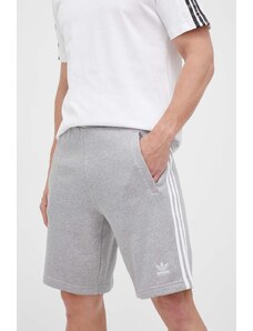 Bavlněné šortky adidas Originals šedá barva, IA6354-grey