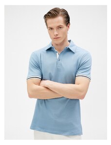 Koton Basic Polo tričko na knoflíky Slim Fit Krátký rukáv Bavlna