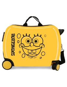 JOUMMABAGS Dětský kufřík SpongeBob yellow MAXI ABS plast, 50x38x20 cm, objem 34 l
