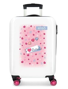 JOUMMABAGS ABS Cestovní kufr Enso Fantasy Lollipops ABS plast, 55x38x20 cm, objem 34 l