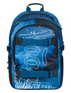 BAAGL Školní batoh Skate Steel modrá