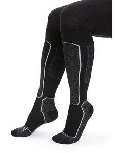 Dámské merino ponožky ICEBREAKER Wmns Ski+ Light OTC, Black velikost: 41-43 (L)