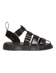 Kožené sandály Dr. Martens Garin dámské, černá barva, DM30766001