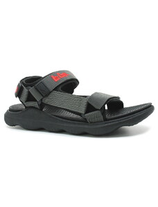 Lee Cooper 1697M grey/black, pánské sandály