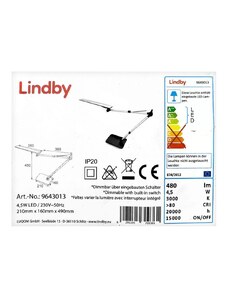 Lindby Lindby - LED Stmívatelná dotyková stolní lampa FELIPE LED/4,5W/230V LW0587