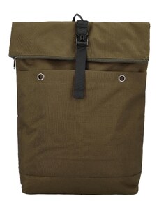 NEW BERRY Praktický látkový batoh na notebook Lauko, khaki