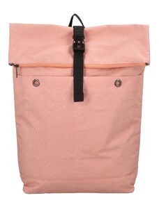 NEW BERRY Praktický látkový batoh na notebook Lauko, růžová