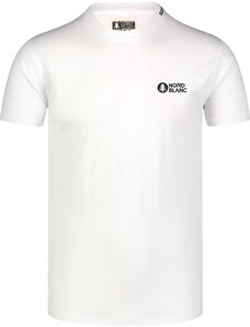 Nordblanc Bílé pánské tričko z organické bavlny SAILBOARD