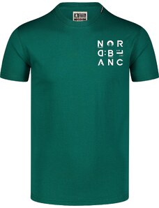 Nordblanc Zelené pánské tričko z organické bavlny COMPANY