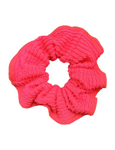 Scrunchie gumička VFstyle žebrovaná růžová
