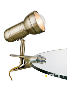 Orion Str10-411-P Klipová stolní lampa WILHELM patina