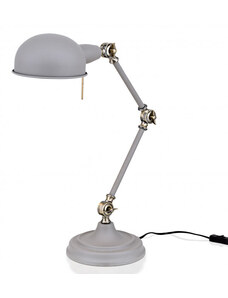 Orion LA4-1186-Grau Stylová stolní lampa KERMIT ŠEDÁ + patina