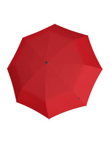 Knirps KNIRPS A.050 MEDIUM Red - elegantní dámský skládací deštník
