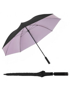 Knirps Knirps U.900 XXL BLACK WITH ROSE - ultralehký holový deštník