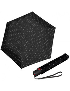 Knirps KNIRPS U.200 RAIN BLACK - elegantní dámský plně automatický deštník