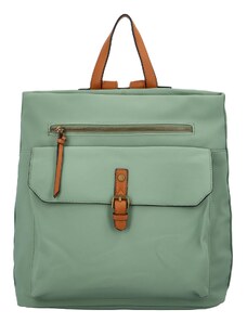 Turbo bags Elegantní dámský textilní batoh Ludmila, zelená
