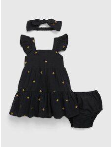 Gap Baby vzorované šaty Černá