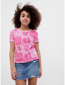 Dětské tričko Gap × Barbie Růžová