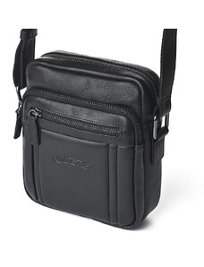 Pánská kožená taška Nivasaža N1001-MRV-B černá