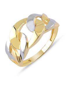 Lillian Vassago Originální prsten v kombinovaném zlatě LLV59-GR005