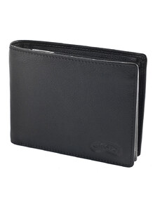 Pánská kožená peněženka Nivasaža N15-CLN-B černá