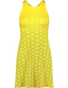 Nordblanc Žluté dámské sportovní šaty CROSSED
