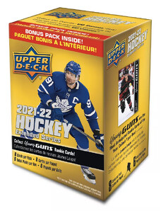 NHL boxy hokejové karty NHL 2021-22 Upper Deck Extended Series Hockey Blaster Box 94404