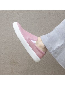 Vasky Leny Pink - Dámské kožené slip on růžové - jarní / podzimní obuv česká výroba ze Zlína