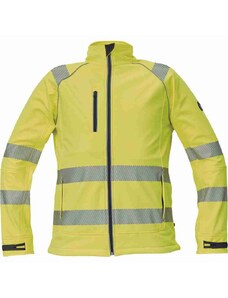 Cerva CRV SHELDON HV softshell bunda žlutá 4XL