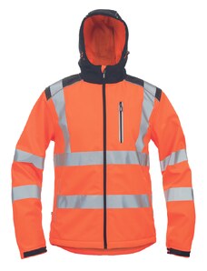 Cerva CRV KNOXFIELD HVPS softshell bunda oranžová XS