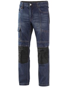 Canis CXS Kalhoty jeans NIMES I pánské modro-černé 46