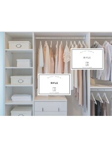 RYFLE - organizační samolepka do šatní skříně od DomaLEP