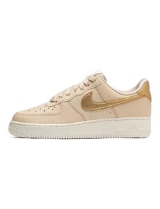 Nike Air Force 1 Pink Gold Metallic