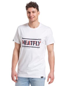 MeatFly pánské triko Rele 2023 White