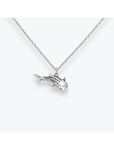 Estemia Stříbrný náhrdelník Žralok obrovský - Ag925