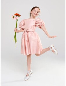 Sinsay - Šaty s balonovými rukávy - pastelová růžová