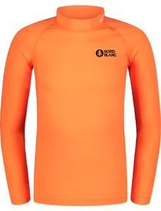 Nordblanc Oranžové dětské triko s UV ochranou SEASHELL