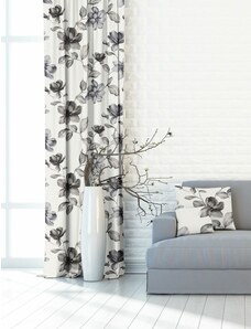 Forbyt Závěs dekorační nebo látka, OXY Šedá magnolie, šedý, 150 cm