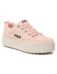Růžové dámské boty Fila, na platformě | 10 kousků - GLAMI.cz