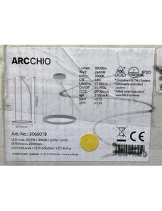 Arcchio Arcchio - LED Lustr na lanku PIETRO 2xLED/45W/230V LW1353