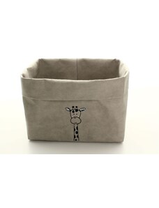Design Ali Box pro miminka na postýlku šedý 5004