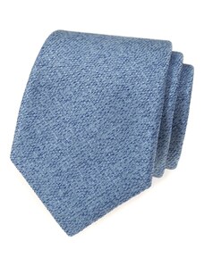 Avantgard Světle modrá luxusní pánská kravata s drsnější strukturou