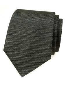 Avantgard Velmi tmavě zelená luxusní pánská kravata s vroubkovanou strukturou