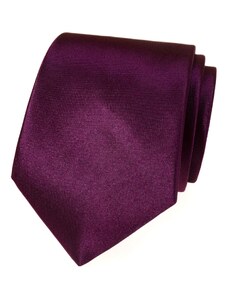 Avantgard Švestkově fialová matnější luxusní pánská kravata