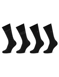 Sada 4 párů pánských vysokých ponožek Tommy Hilfiger