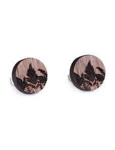 BeWooden Dřevěné náušnice Bracken Earrings