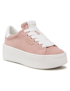 Růžové dámské boty Guess, na platformě | 10 kousků - GLAMI.cz