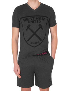 West Ham United pánské pyžamo Short grey 48822