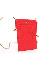 Design Ali Crossbody kabelka Doly 022 z pratelného papíru, červená